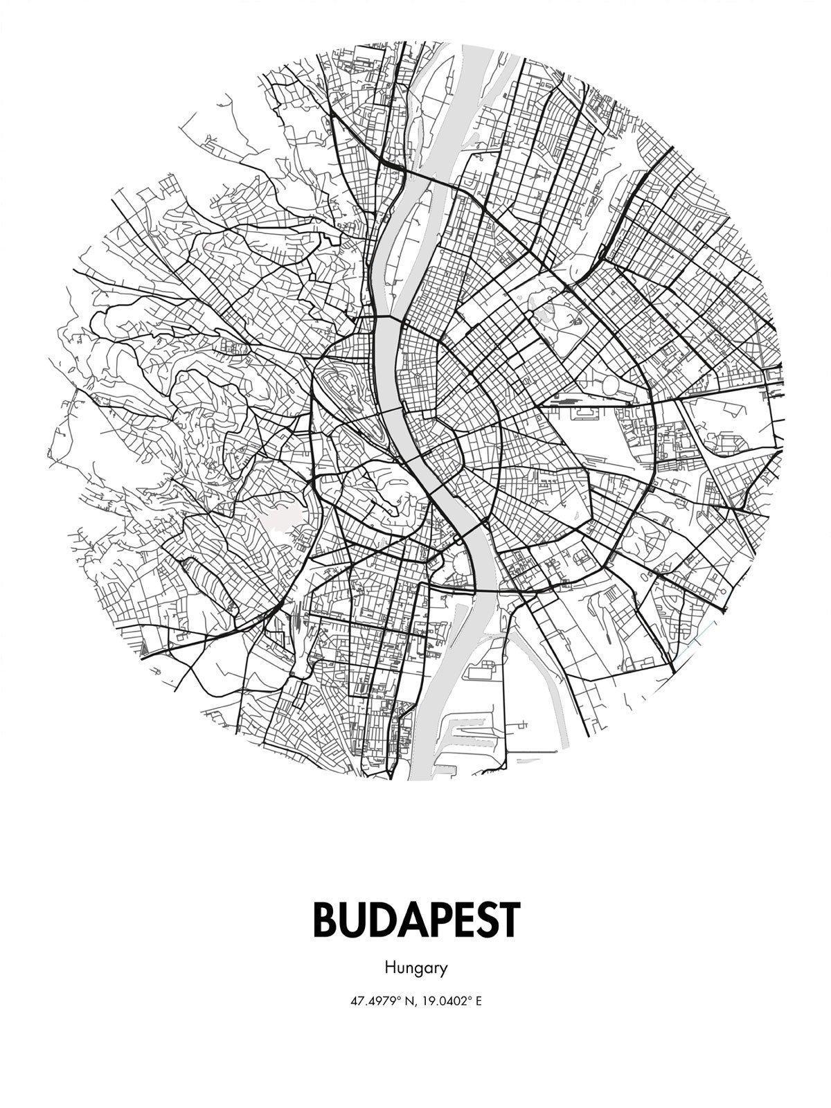karta över budapest street art