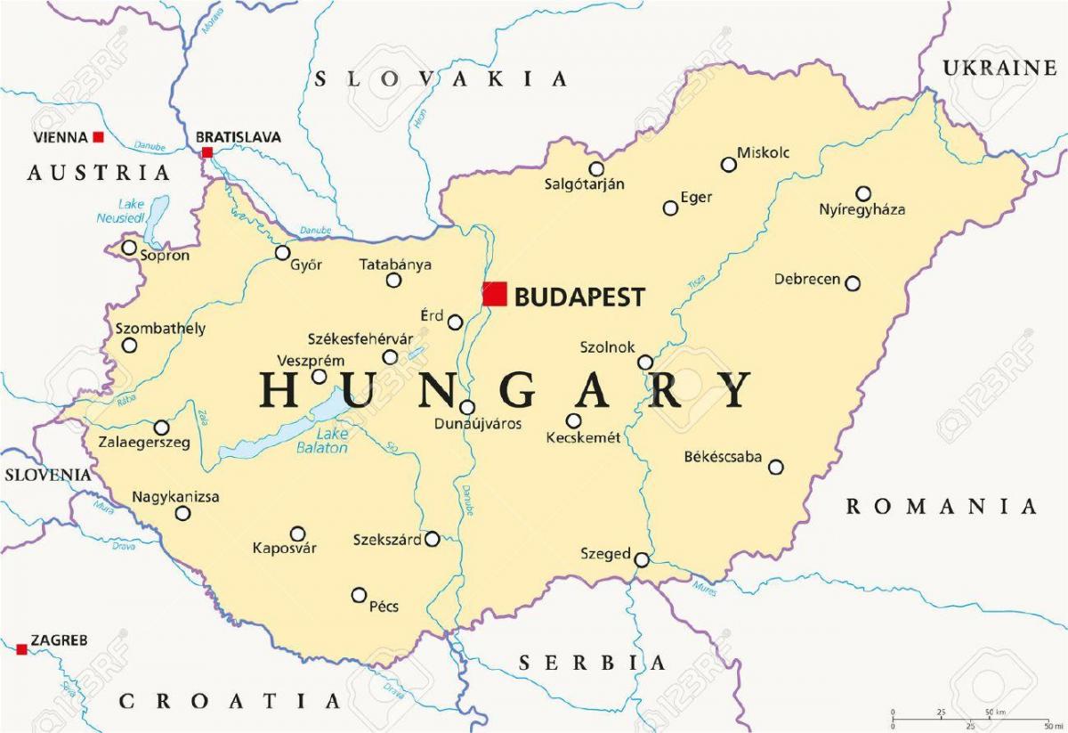 budapest läge världskarta