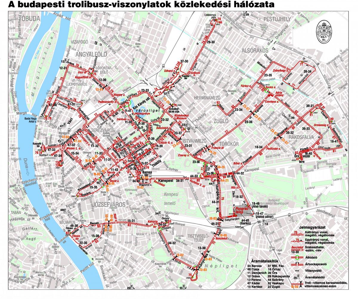 karta över budapest vagn