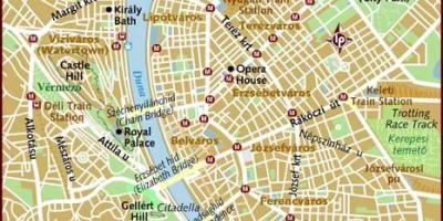 Stad karta över budapest ungern