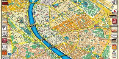 Karta över budapest city park