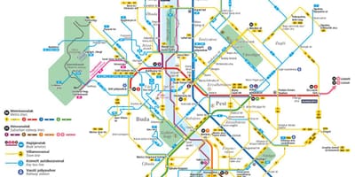 Karta över budapest färja