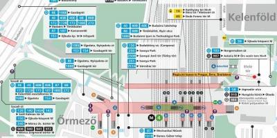Karta över budapest kelenfoe station