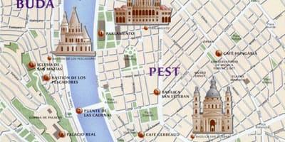 Budapest sevärdheter karta
