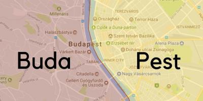 Budapest stadsdelar karta