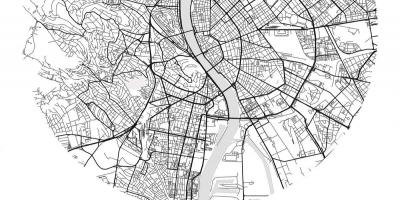 Karta över budapest street art