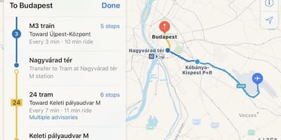 Budapest kelenfold tågstationen karta